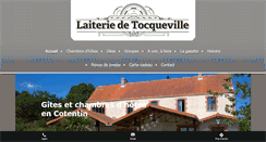 Desktop Screenshot of laiterie-tocqueville.com