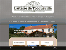 Tablet Screenshot of laiterie-tocqueville.com